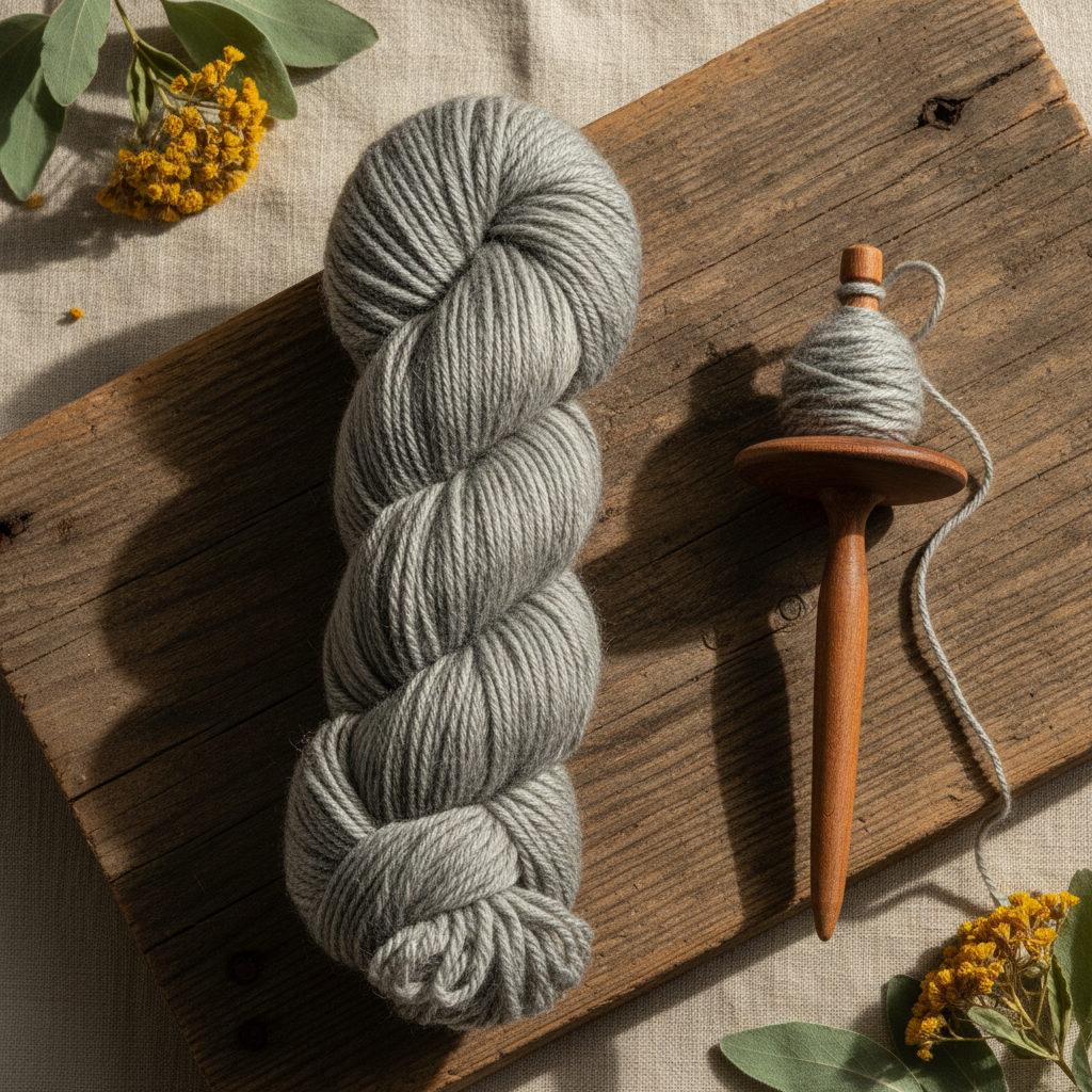 Handspun Corriedale Aran — Undyed Natural