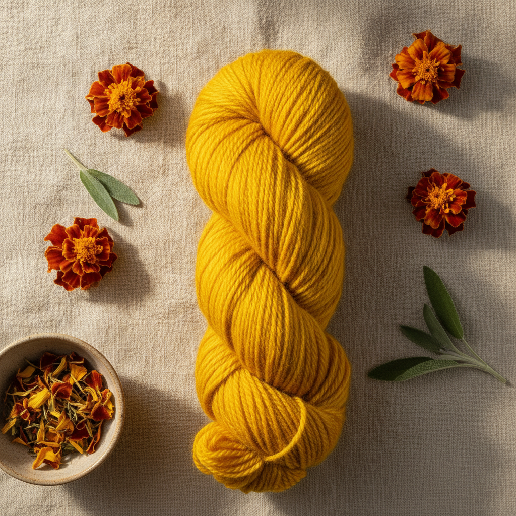 Weld-Dyed DK — 'Marigold Field'
